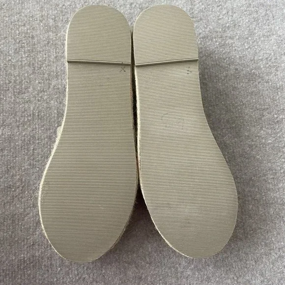 Altar'd State Sandals Womens 8 Beige Platform Espadrille Shoes Casual Summer - Picture 10 of 12